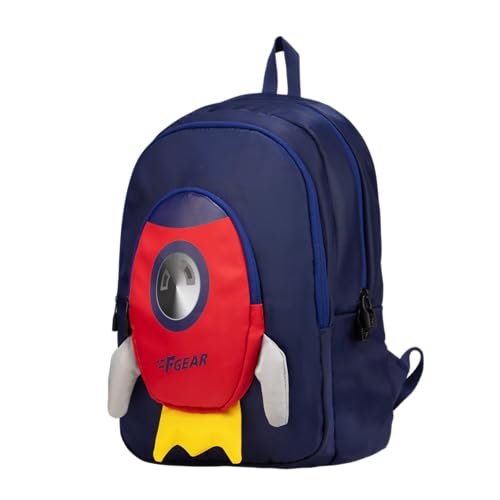 Image of F Gear Cocoa 23L Backpack|Soft Touch|Colourful & attractive theme brings a fun space-inspired look|with two Spacious Compartments,1 Front Pocket & Water Bottle Holder