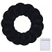 SUNLAND Resuable Makeup Remover Pads with Laundry Bag -Soft and Friendly for Face Eye Lip Remover Pads 14 Pack Black