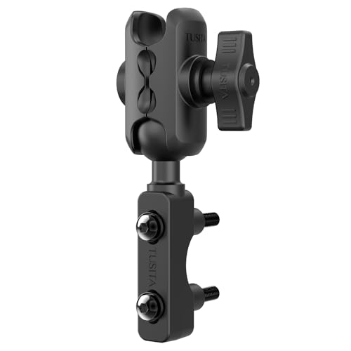 Support réservoir embrayage frein TUSITA anti-vibrations moto avec base à bille 1" et bras court