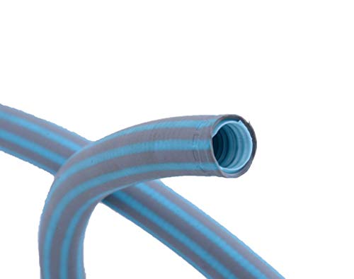 Image of Sharpex 10 Meter 0.5 Inch Garden Hose Pipe | Heavy Duty, Durable & Flexible Blue Hose with Clamps & Connector | Ideal for Car Washing, Home & Outdoor Use