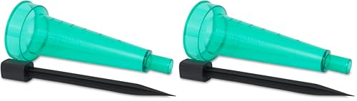 Windhager 6244 - Pluviómetro con Pica de Tierra, 22 cm (Paquete de 2)