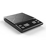 Digital Coffee Scale, Espresso Scale,Weigh Coffee Scale with Timer 3kg/0.1g High Precision | Great f