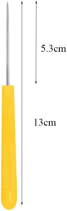 4PCS Leather Sewing Awl Tools Shoes Bags DIY Handmade Leather Craft Stitching Sewing Accessories Steel Stitcher Cone Needles - (Color: Mix)