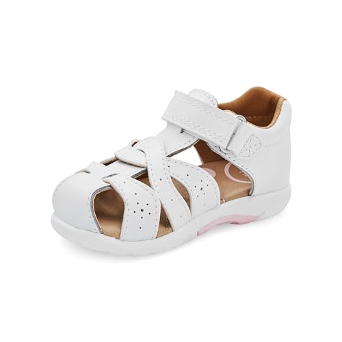 Stride Rite Baby Girls SRT Xena (Toddler) White 6 Toddler M
