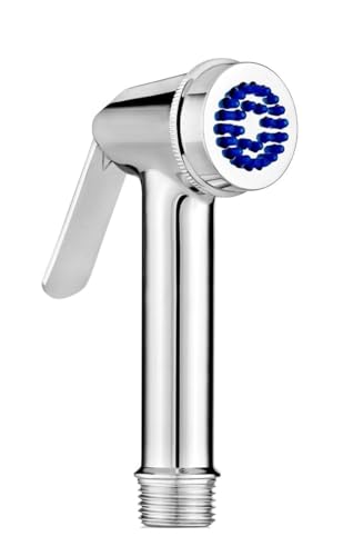 Image of MHS High Pressure Jet Spray for Toilet | Health Faucet Set with Hand Shower Gun & 1M SS Hose Pipe | Bathroom Toilet Jet Spray for Hygiene Cleaning | Toilet Gun for Western Toilet (Nozzle Brass)