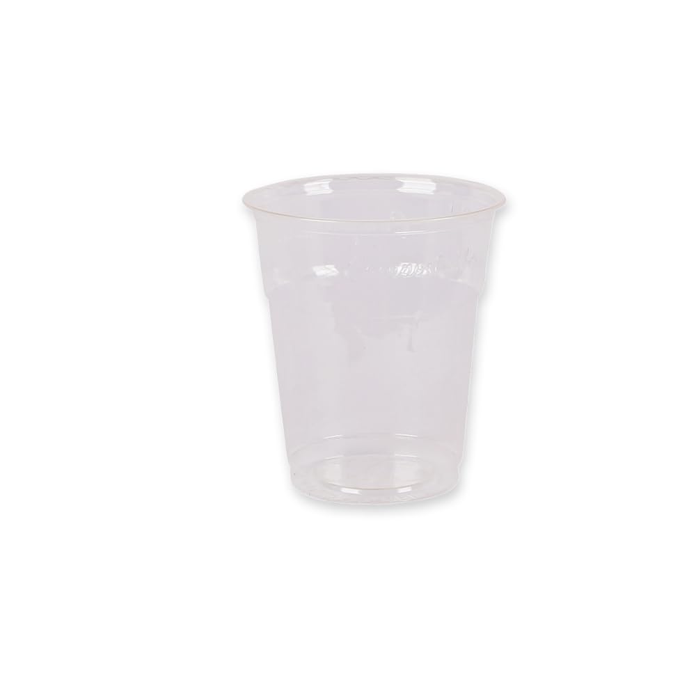 FRANZ MENSCH 1250 Stück Kaltgetränkebecher | PLA, transparent, H: 9,5 cm, Ø: 7,2 cm, V: 200 ml, Plastikbecher, Wasserbecher, Kaltgetränkebecher