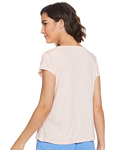 Image of Enamor Women's Solid Relaxed Fit T-Shirt