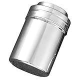 Hemobllo Edelstahl Gewürzstreuer mit Dicht Schließendem Deckel Edelstahl Salz Pfefferbehälter Gewürzdose für Küche Restaurant Party Praktischer Vorratstank