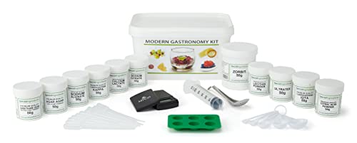 Special Ingredients Kit Gastronomía Moderna (libro de instrucciones en español) - ideal para hacer esferificaciones, polvos, aires y jaleas - envases reciclables