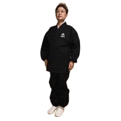 作務衣(冬用)[クロ・Lサイズ]