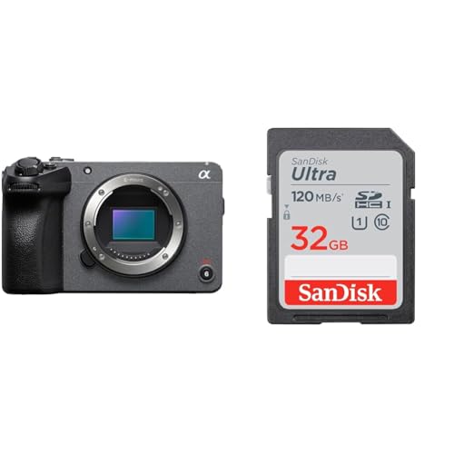 SONY(ソニー) APS-C Cinema Line FX30 ボディ(レンズなし) ILME-FX30B + SanDisk SDカード 32GB SDHC Class10 UHS-I 読取り最大120MB/s SanDisk Ultra SDSDUN