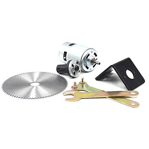 Torque Power - Sierra de mesa para bricolaje, arrancador electrónico de 775 CC, doble rodamiento de bolas, máquina de tallado de madera, arrancador electrónico, taladro eléctrico, máquina de corte