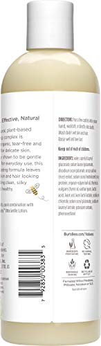Image of Burt's Bees Baby Shampoo & Wash, Fragrance Free & Tear Free Baby Soap - 12 Ounce Bottle (Pack of 2)