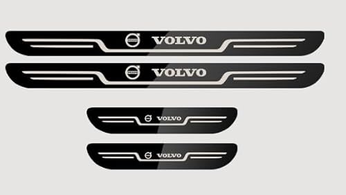 ボルボ 車用 サイドステップガードボルボ スカッフプレートV60 V90 S90 XC40 XC90 C70 XC90 XC60 S60L S60リシエンタ全シリーズ対応 サイドステップ ステンレススカッフプレート 傷隠し 滑り止め キズ防止 汚れ防止 ド