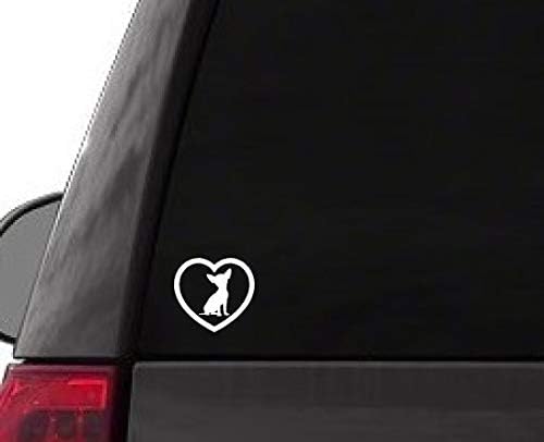 Heart Dog Puppy Sticker Car Window Vinyl Decal (Golden Retriever) image 5