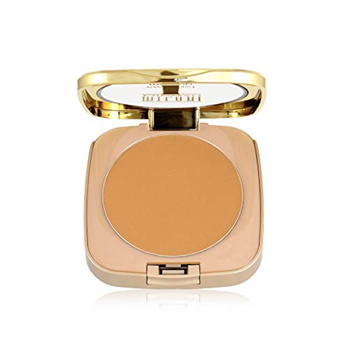 Milani Mineral Compact Makeup - Medium (0.3 Ounce) Vegan, Cruelty-Free Mineral Face Powder with Full Coverage to Conceal Imperfections