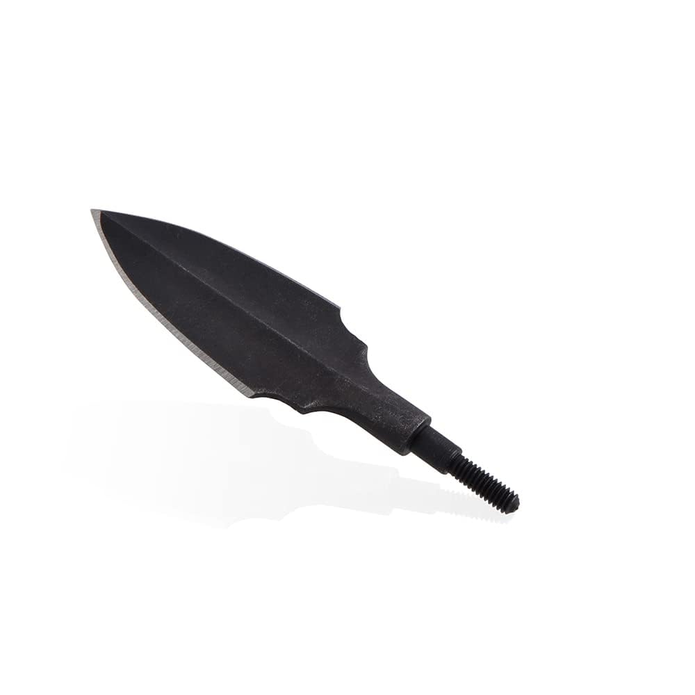 6/12 punte di freccia Broadheads nere punte di freccia da caccia tradizionali per arco e balestra (6 pezzi, stile 3)