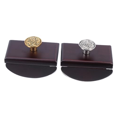 Abaodam 2個吸墨工具 木製ロッカーブロッター インク速乾スタンプ 書道用 ペン用 文房具 便利な収納デザイン