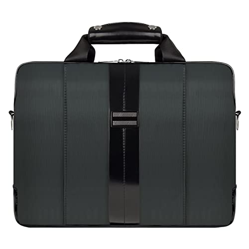 Maletín Mensajero para Laptop 15 Pulgadas de Nylon Negro miniatura 1