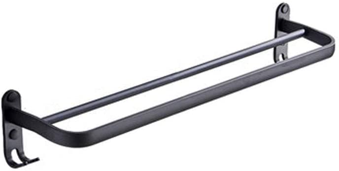 Rack de serviette 50 cm à double tige pour suspension de toilettes et salle de bain