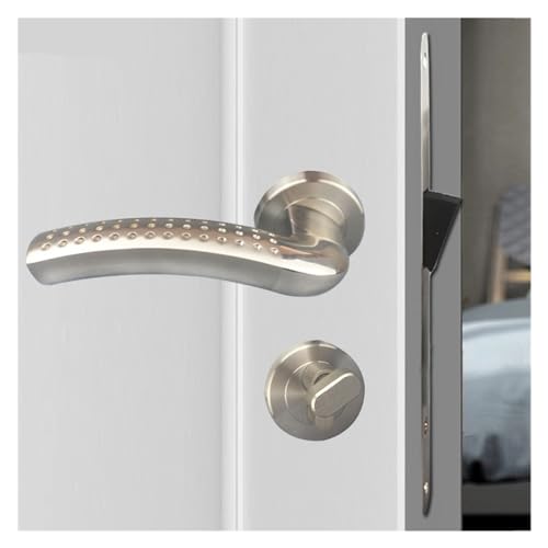 Cerradura dividida de acero inoxidable con mecanismo magnético silencioso para puerta interior 6