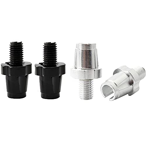 Wdhhnp 4Pcs Brake Lever Adjuster,7Mm Brake Lever Adjustment Screw,Black/Silver Aluminum Alloy Brake Lever Adjustment Screws. #TOP11