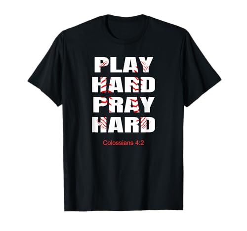 Baseball Player Christian Athletic Wear Bible Verses Athlete T-Shirt