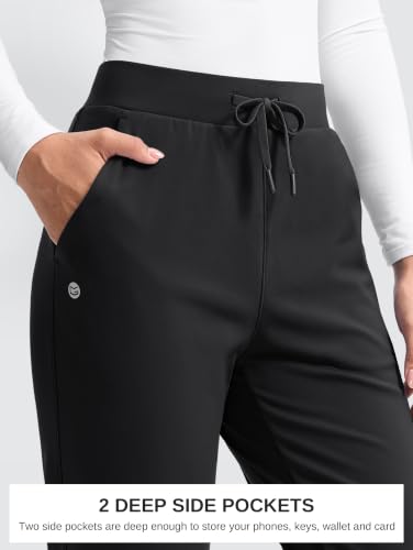 G Gradual Women's Fleece Lined Joggers Winter Warm Pants(Black,2XL) - image 6