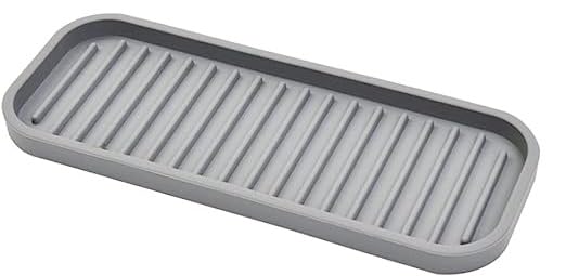 See full amazon price history chart for UNIQUE CART® Silicone Kitchen Sink Caddy Sponge Holder 9x3.5 Grey - Bathroom Vanity Tray Organizer, Kitchen Soap Tray for Dish Scrubber, Soap Dispenser and Sponge UNIQUE CART® Silicone Kitchen Sink Caddy Sponge Holder 9x3.5 Grey - Bathroom Vanity Tray Organizer, Kitchen Soap Tray for Dish Scrubber, Soap Dispenser and Sponge (B09TYRR7FJ) Amazon Price History, Amazon Price Tracker
