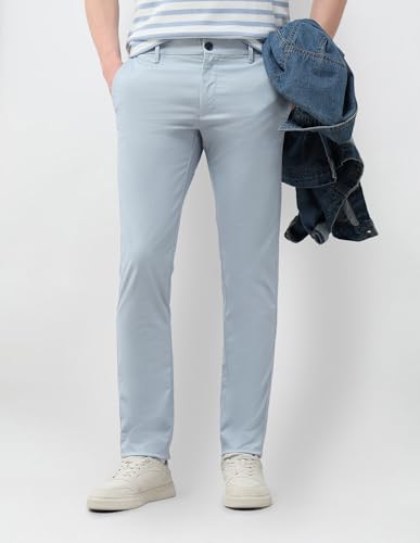 Image of U.S.Polo Association Men's Denver Slim Fit Textured Trousers