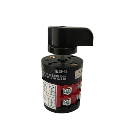 Interrupteur rotatif HZ5B-20/2 aux contacts en argent pur