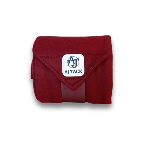 AJ Tack Polo Wraps - 12 ft - Pack of 4 Purple