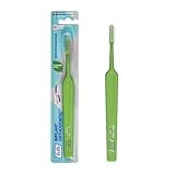 TePe Implant Orthodontic Brush, 1 ud., limpieza eficiente alrededor de brackets, cabezal de cepillo extra fino para mejor acceso a brackets e implantes