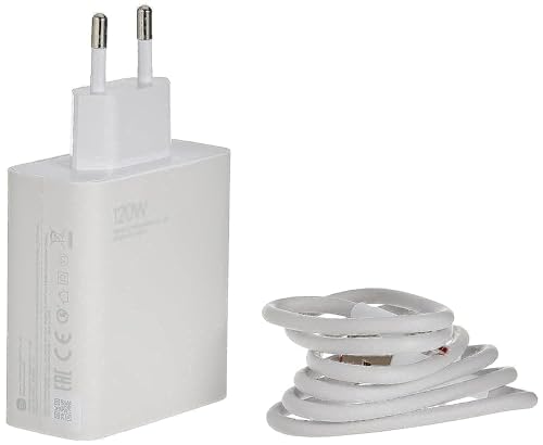 Xiaomi 120W Charging Combo Cargador USB-A Blanco para evitar baterías vacías