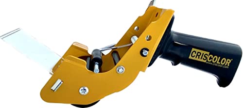 Precintadora de cintas de embalaje cinta para embalar dispensadora de cinta adhesiva para cajas mudanzas con Mango Ergonómico calidad premium para trabajos de empaquetado - BONDIBUY Cover
