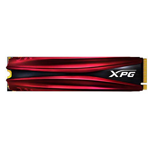 XPG GAMMIX S11, Unidad de Estado Sólido (SSD) Pro 512Gb PCIe Gen3x4 M.2 2280 3D NAND NVMe 1.3, con Disipador, Color Rojo con Negro, Modelo: (AGAMMIXS11P-512GT-C)