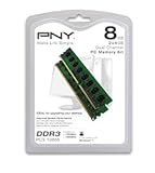  PNY MD8192KD3-1333-NHS-V2 8Go DDR3 1333MHz Module de mémoire - Modules de mémoire (8 Go, 2 x 4 Go, DDR3, 1333 MHz)