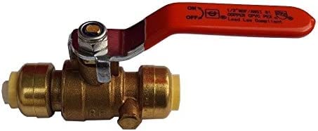 Lead Free Brass Push Fit Ball Valve with Drain #TOP29