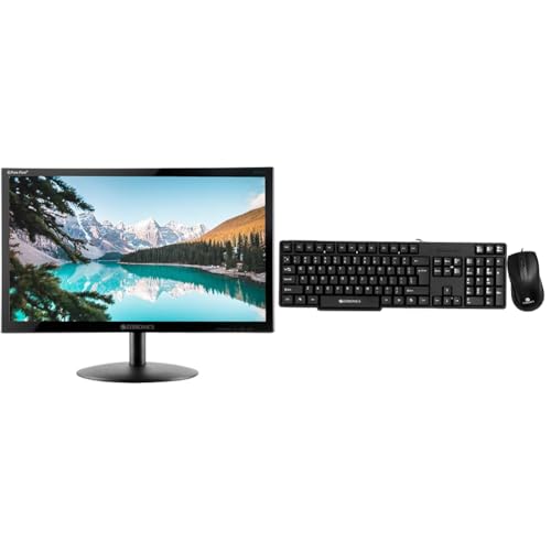 Image of ZEBRONICS Zeb-V19Hd 18.5 Inch (46.99 Cm) Led Monitor with Supporting Hdmi, Vga Input, Hd 1366 X 768