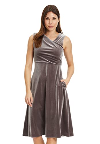 Vera Mont Damen 4647/4564 Kleid, Dusty Brown, 38