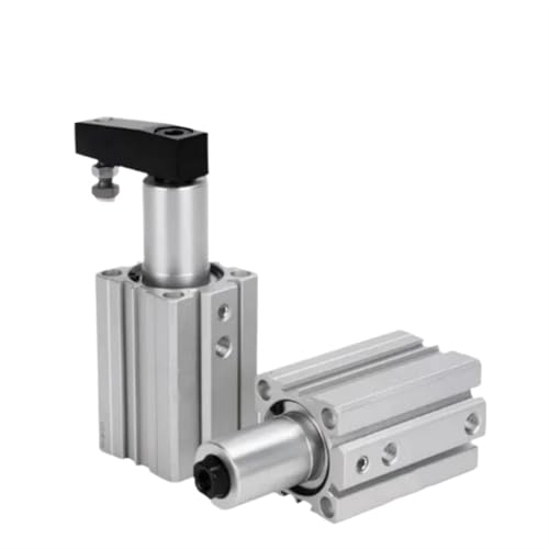 WUZDPRCJ 1PC Rotary Clamping Cylinder QCKL12x10SM/QCKL12x20SM/QCKR12x10SM/QCKR12x20SM Pneumatic Cylinder(QCKL20x30SM)