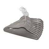 AWENN - Velvet Kids and Babies Clothes Hangers for Closet. Non Slip Kids Clothing Hangers with 360 D