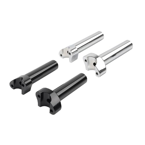 Elevadores rectos de manillar de 1" con acabado robusto para Dyna y Softail 7