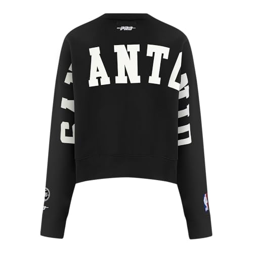 Pro Standard Womens NBA San Antonio Spurs Wingspan Crewneck Sweatshirt Black L by Pro Standard - Used condition - US$52.04