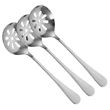 Petite cuillère de service : suffisamment solide pour ramasser ou facilement de petits objets tels que des fruits, des desserts sans se pencher, des cuillères de service