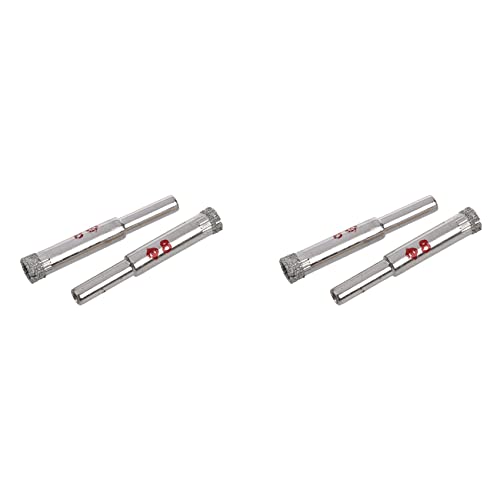 Image of Hlxnyami 8mm Dia Tipped Drill Bit Tile Glass Hole Saws 4 Pcs