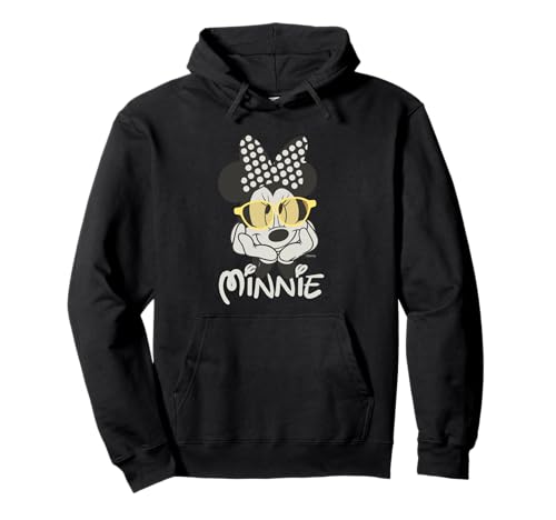 Sweat à capuche Minnie Mouse Disney en coton vintage de qualité supérieure