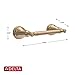 Delta Mylan (1-Pack) Toilet Paper Holder Champagne Bronze Pivoting Tissue Roll Rod, Organization and Storage, Wall Mounteded Gold Bathroom Accessories MYN50-CZ