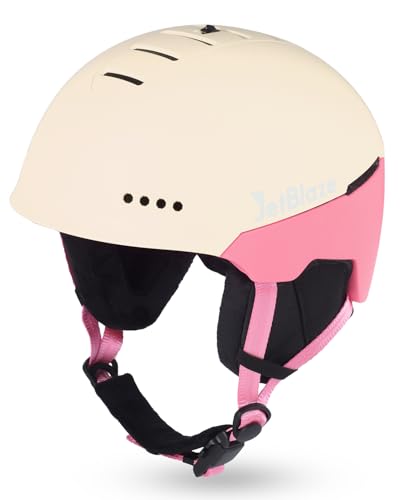 JetBlaze Casco Sci Donna Uomo Casco da Sci Sci Snowboard Casco sportivo da neve con prese d'aria ABS/PC Shell EPS Core per sci Snowboard Casco da neve per adulti Gioventù