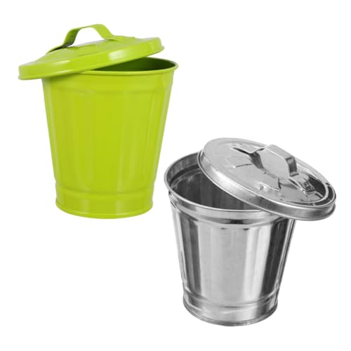 Caneca de basura rectangular para mesa KALLORY 2 piezas